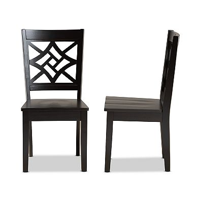Baxton Studio Nicolette Dining Chair 2-piece Set