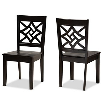 Baxton Studio Nicolette Dining Chair 2 pc Set
