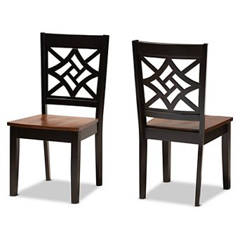 Baxton Studio Nicolette Dining Chair 2 pc Set