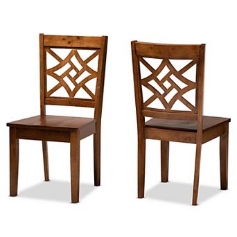 Baxton Studio Nicolette Dining Chair 2 pc Set