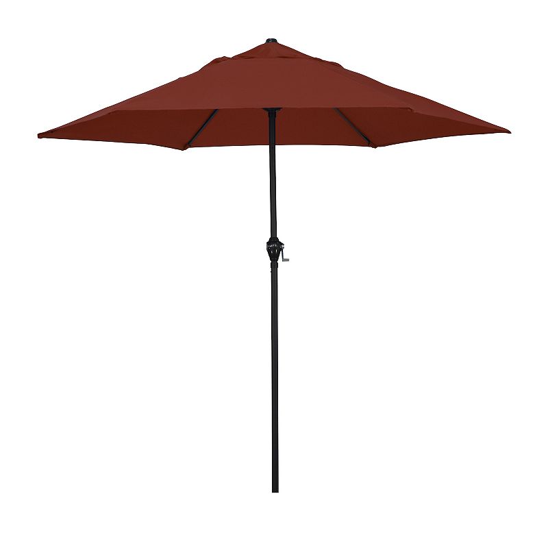 Astella 9-ft. Steel Market Push-Button Tilt Patio Umbrella, Red