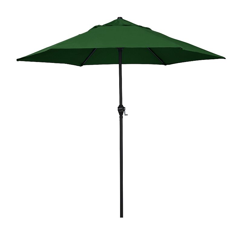 Astella 9-ft. Steel Market Push-Button Tilt Patio Umbrella, Green