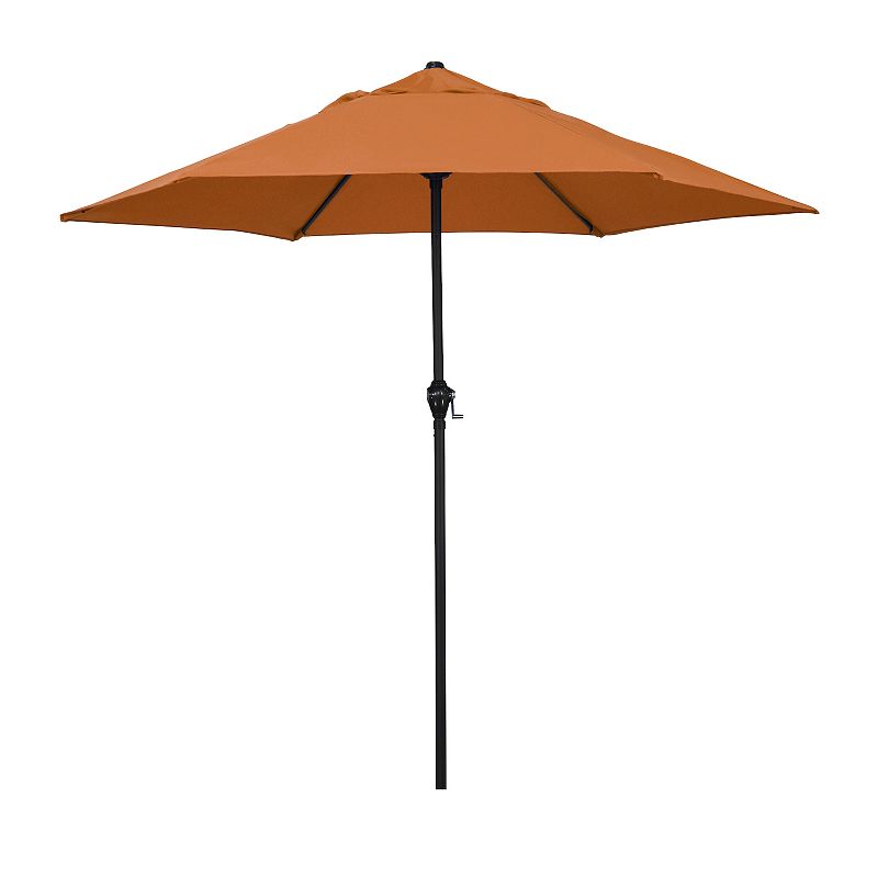 Astella 9-ft. Steel Market Push-Button Tilt Patio Umbrella, Orange