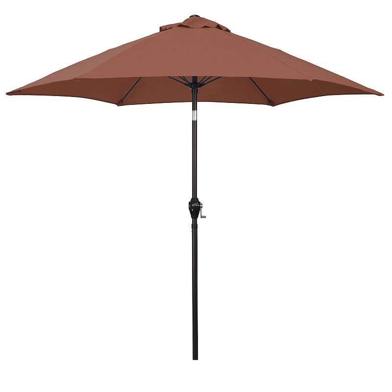 Astella 9-ft. Aluminum Market Patio Umbrella with Fiberglass Ribs, Red