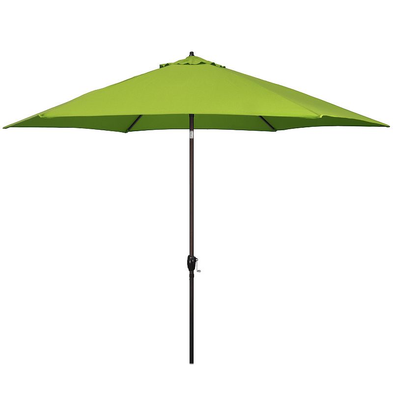 Astella 11-ft. Aluminum Market Push-Button Tilt Patio Umbrella, Green