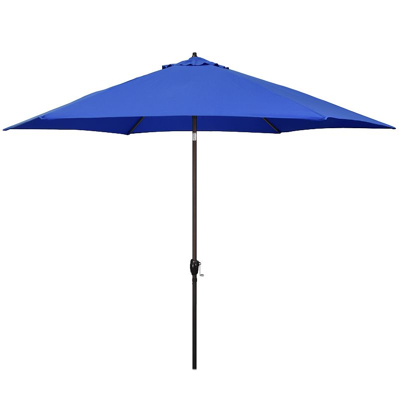 Astella 11-ft. Aluminum Market Push-Button Tilt Patio Umbrella, Blue