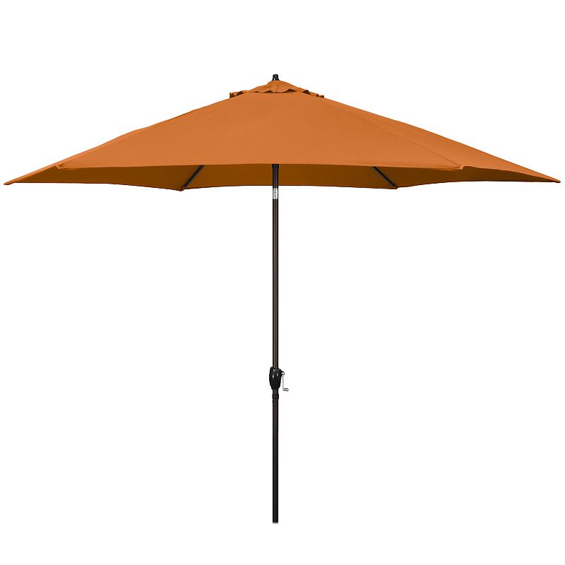 Astella 11-ft. Aluminum Market Push-Button Tilt Patio Umbrella, Orange
