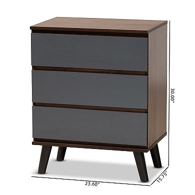 Baxton Studio Roldan Dresser