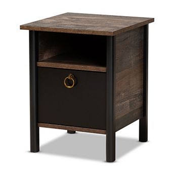 Baxton Studio Vaughan Nightstand