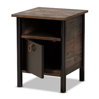 Baxton Studio Vaughan Nightstand