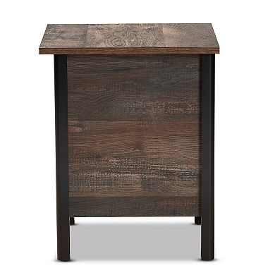Baxton Studio Vaughan Nightstand