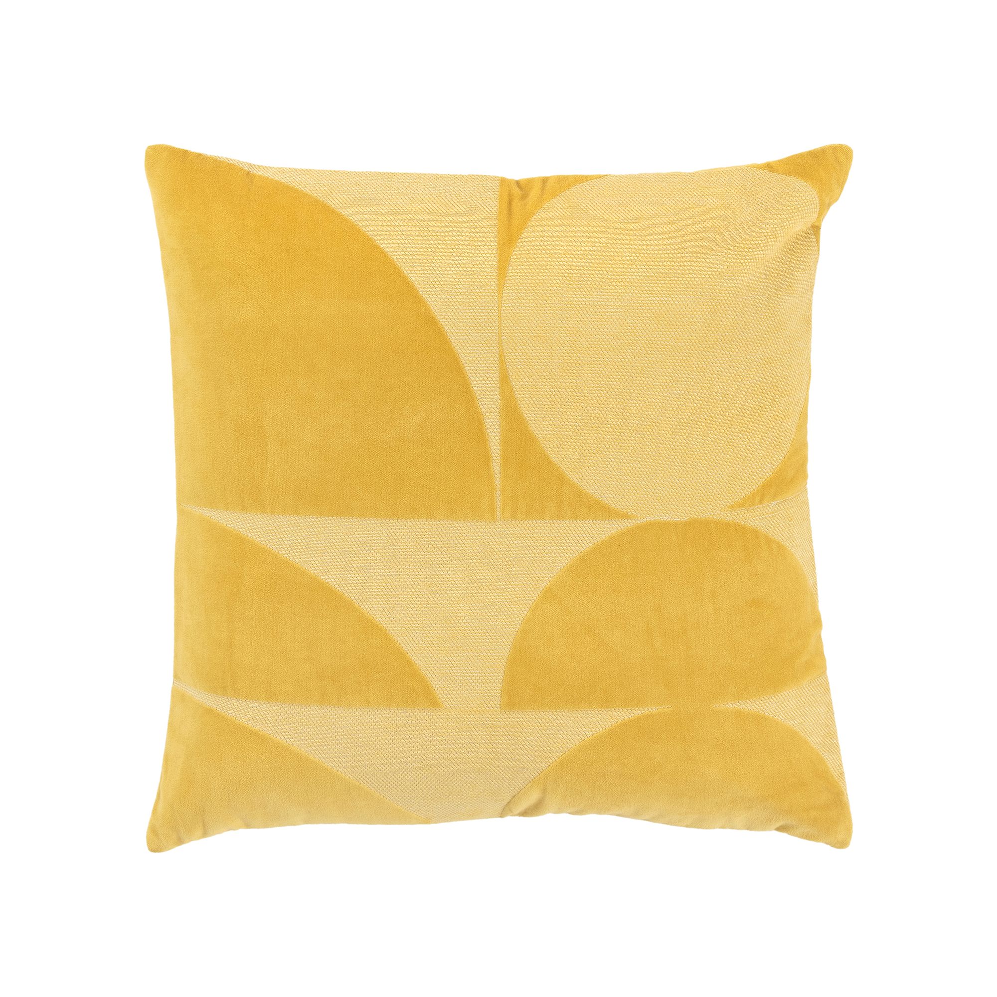 Rizzy Home Bea Throw Pillow, Yellow