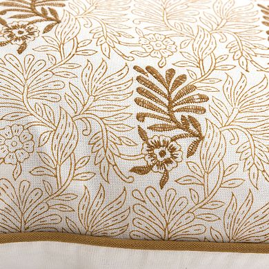 Rizzy Home Ruth Floral Throw Pillow