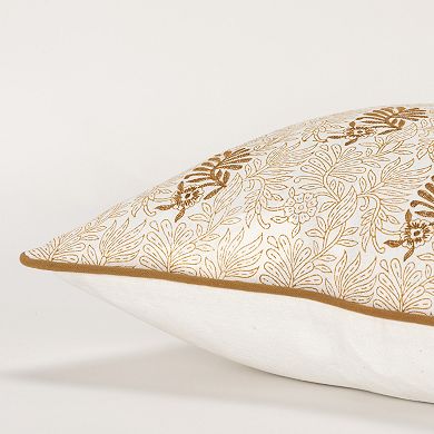 Rizzy Home Ruth Floral Throw Pillow