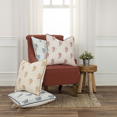 Rizzy Home Ruth Floral Throw Pillow