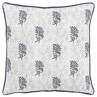 Rizzy Home Ruth Floral Throw Pillow