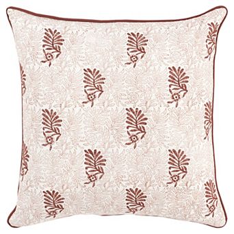 Rizzy Home Ruth Floral Throw Pillow