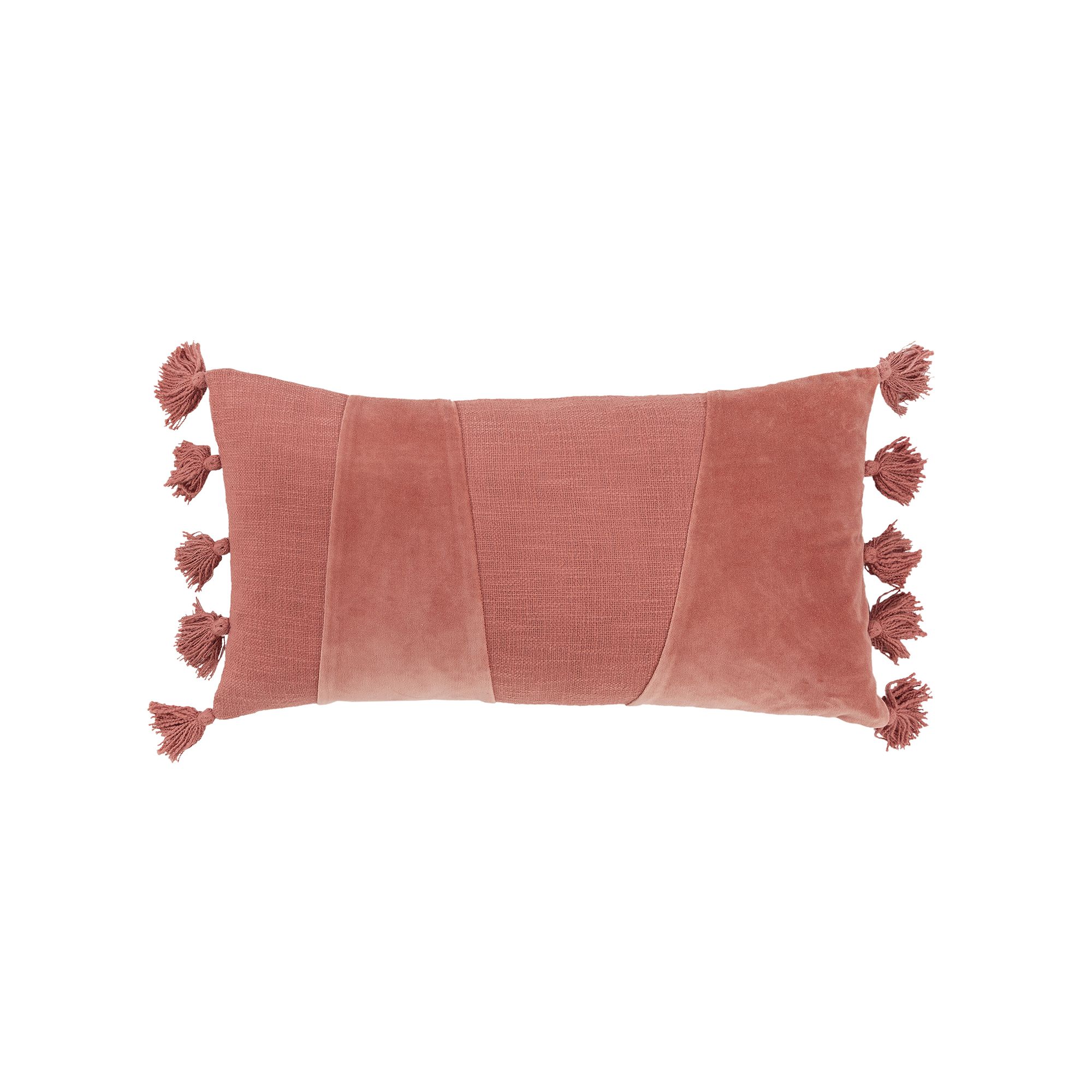 Rizzy Home Tess Throw Pillow, Red