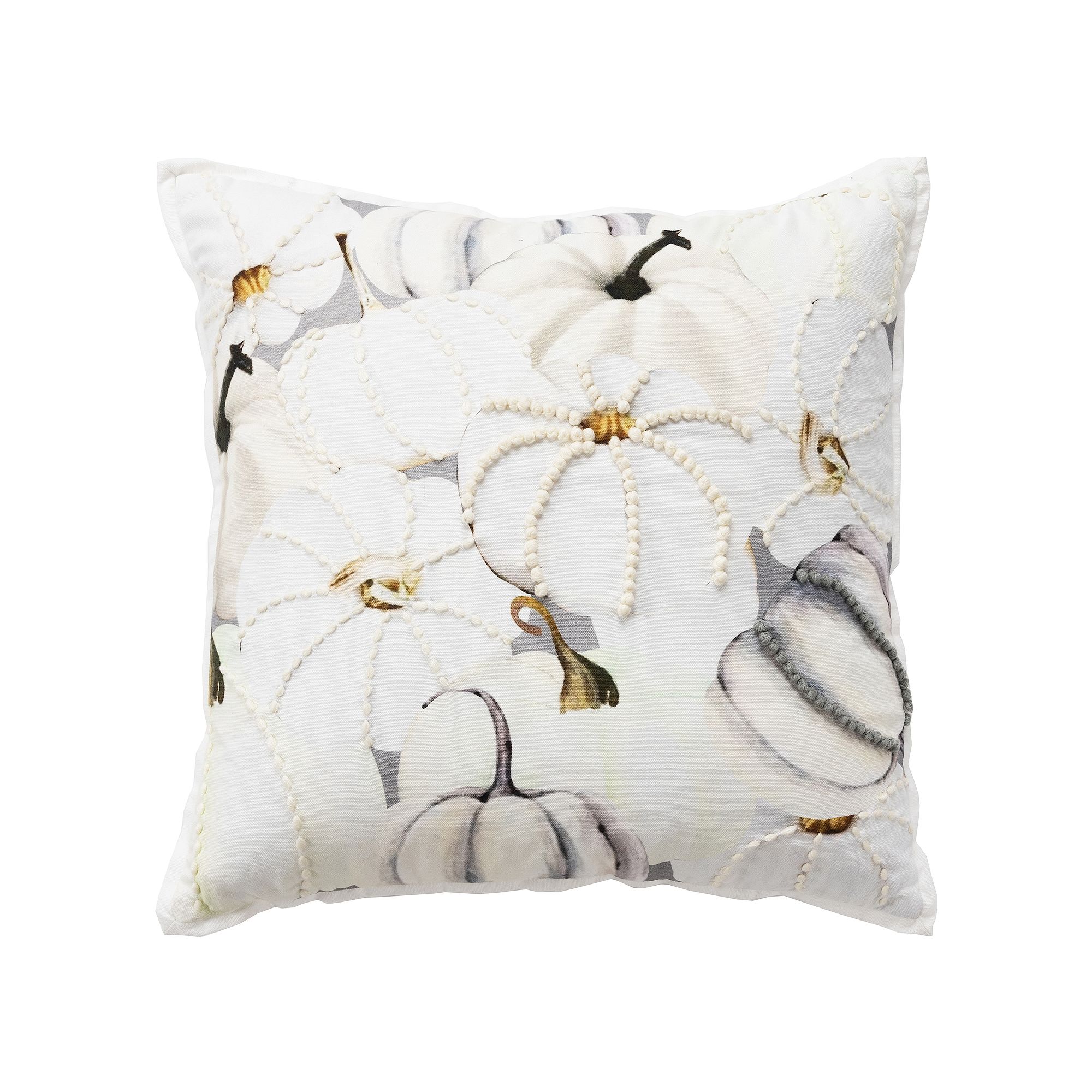 Rizzy Home Lou Throw Pillow, Ivory