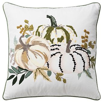 Rizzy Home Luna Pumpkin Throw Pillow