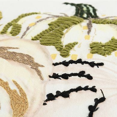 Rizzy Home Luna Pumpkin Throw Pillow