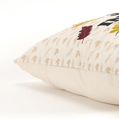 Rizzy Home Grey Throw Pillow