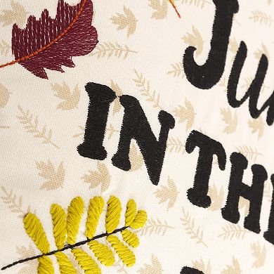 Rizzy Home Grey Throw Pillow