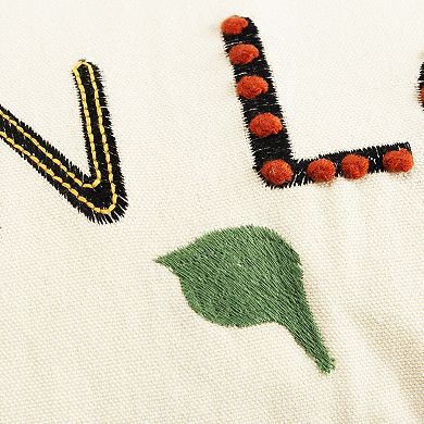 Rizzy Home Jack Fall Breeze Autumn Leaves Throw Pillow