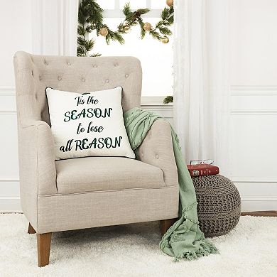 Rizzy Home Clark Tis The Season Throw Pillow