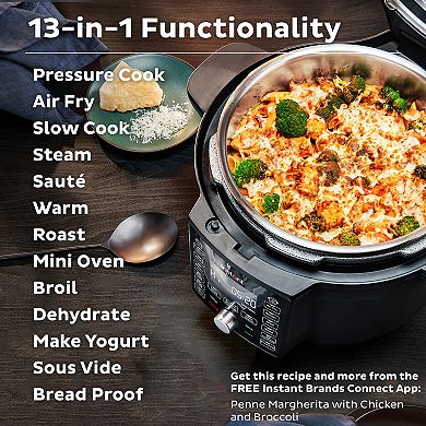 Instant Pot Duo Crisp with Ultimate Lid Multi-Cooker + Air Fryer