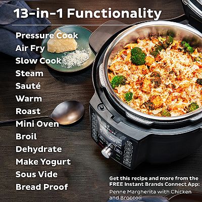 Instant Pot Duo Crisp with Ultimate Lid Multi Cooker Air Fryer