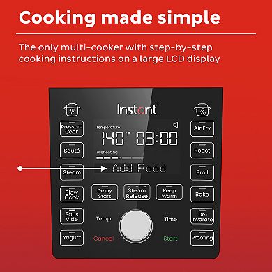 Instant Pot Duo Crisp with Ultimate Lid Multi-Cooker + Air Fryer