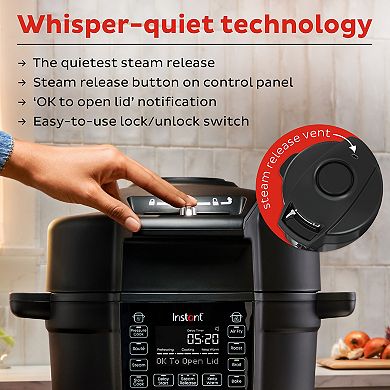 Instant Pot Duo Crisp with Ultimate Lid Multi-Cooker + Air Fryer