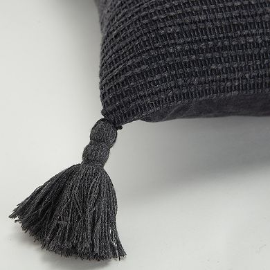 Rizzy Home Oliver Tassel Throw Pillow