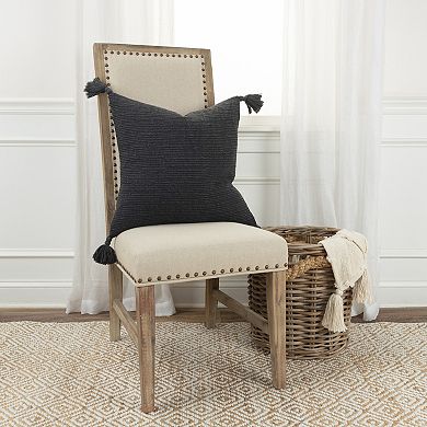 Rizzy Home Oliver Tassel Throw Pillow