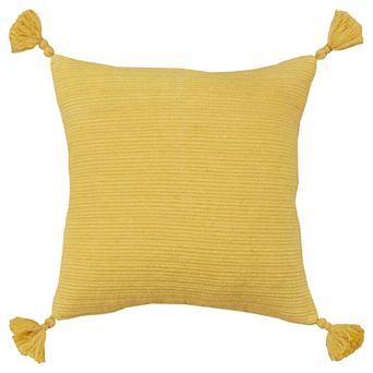 Rizzy Home Oliver Tassel Throw Pillow