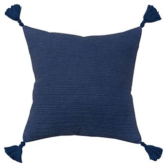 Rizzy Home Oliver Tassel Throw Pillow