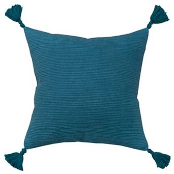 Rizzy Home Oliver Tassel Throw Pillow