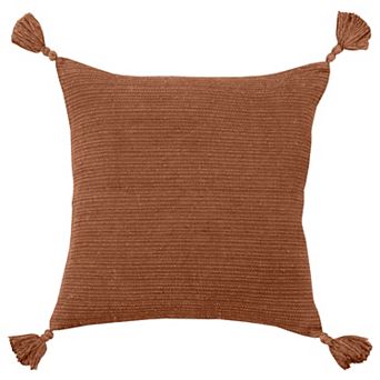 Rizzy Home Oliver Tassel Throw Pillow