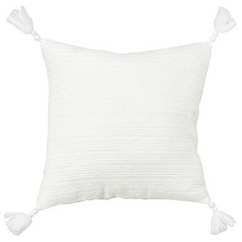 Rizzy Home Oliver Tassel Throw Pillow