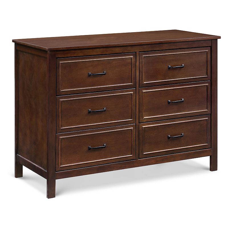 davinci charlie 6-drawer double dresser - espresso