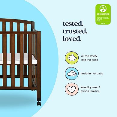DaVinci Dylan Folding Portable 3-in-1 Mini Crib and Twin Bed
