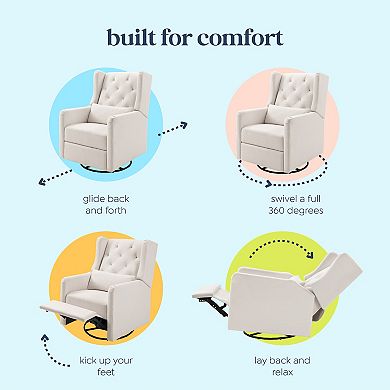 DaVinci Everly Recliner & Swivel Glider