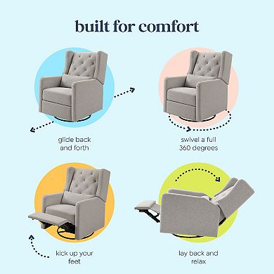 DaVinci Everly Recliner & Swivel Glider