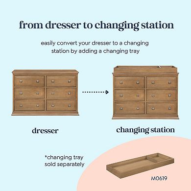 DaVinci Signature 6-Drawer Double Dresser