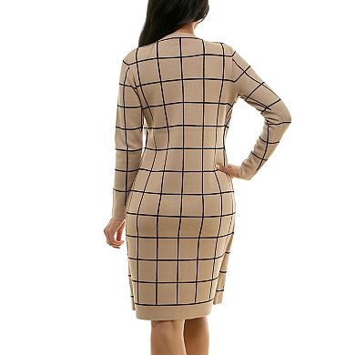Women's Nina Leonard Cardigan & Sweater Dress