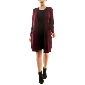 Women's Nina Leonard Cardigan & Sweater Dress