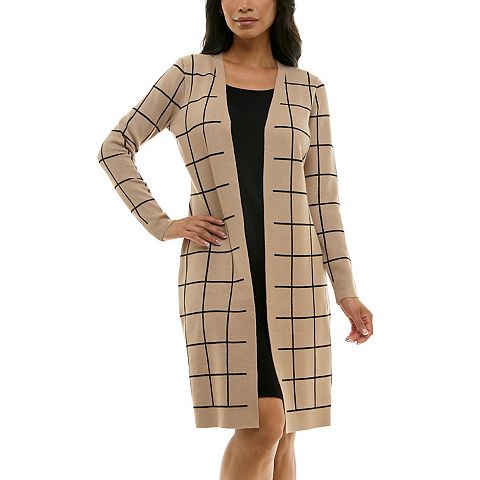 Женские платья Nina Leonard Women's Nina Leonard Cardigan & Sweater Dress