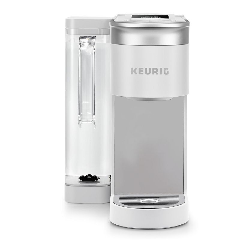 keurig k-supreme smart single-serve coffee maker with wifi compatibility, 4 brew sizes, and 66oz removable reservoir - white: custom brew strength