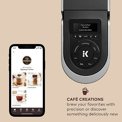 Keurig® K-Cafe® SMART Single-Serve Coffee Maker with WiFi Compatibility, Latte & Cappuccino Machine with Built-In Frother